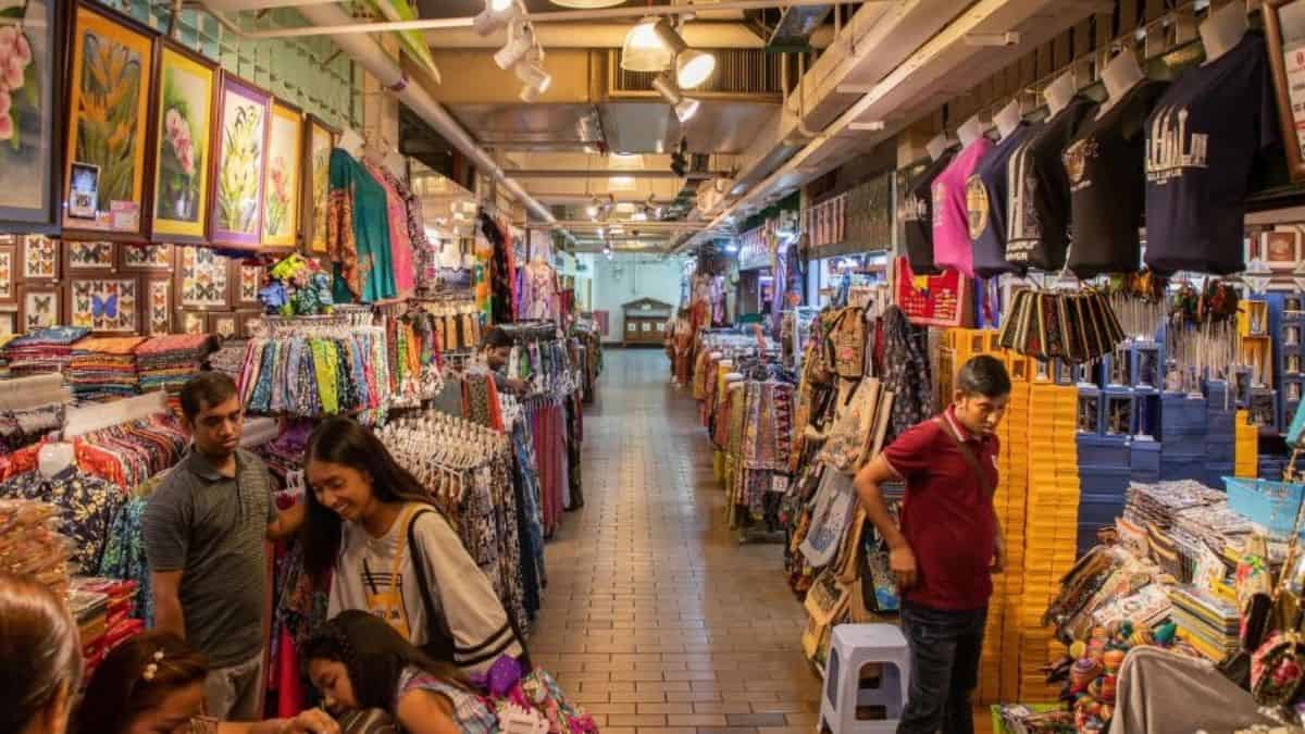 shoppers at SOGO Kuala Lumpur near Jalan Tuanku Abdul Rahman