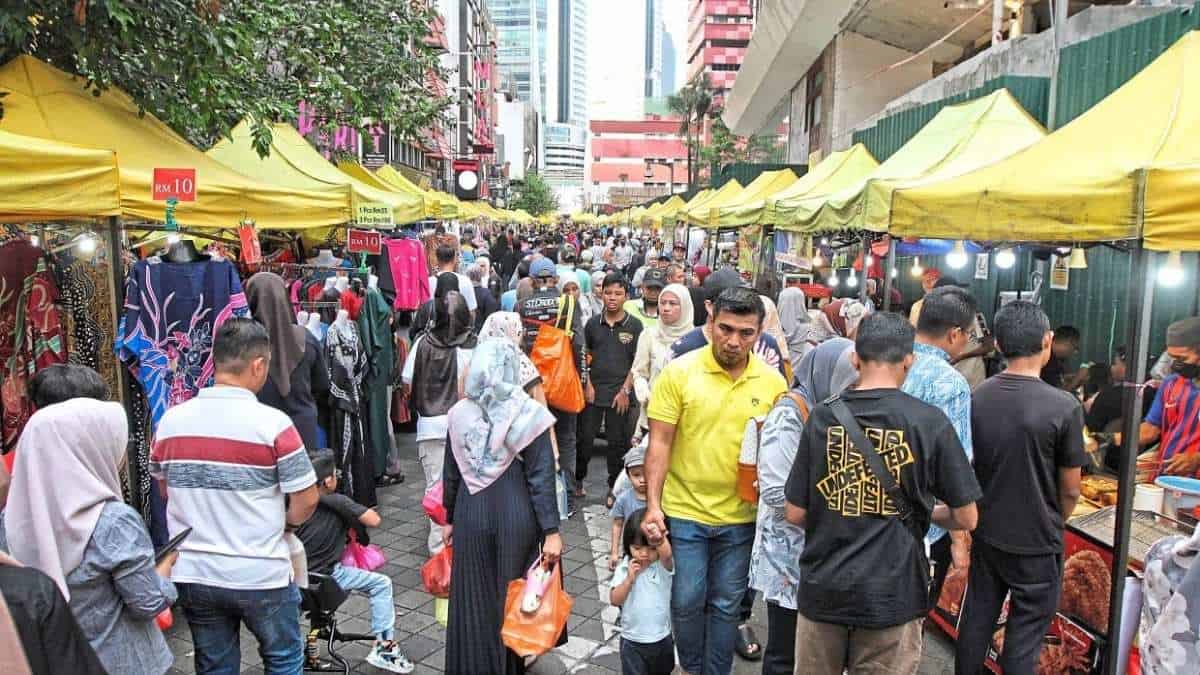 Street food near Jalan Tuanku Abdul Rahman